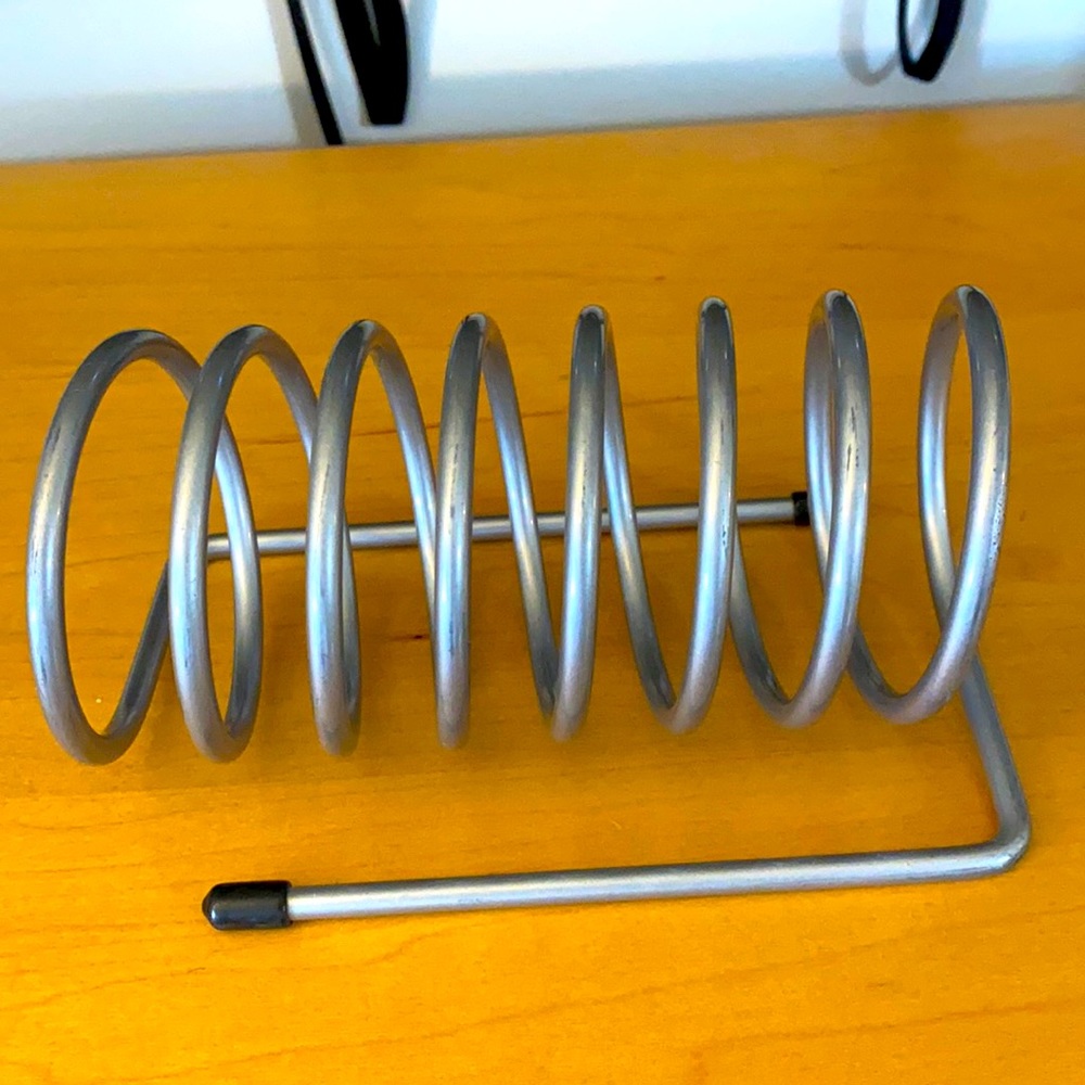 Vintage Spiral Metal Letter/Note/Bill Holder